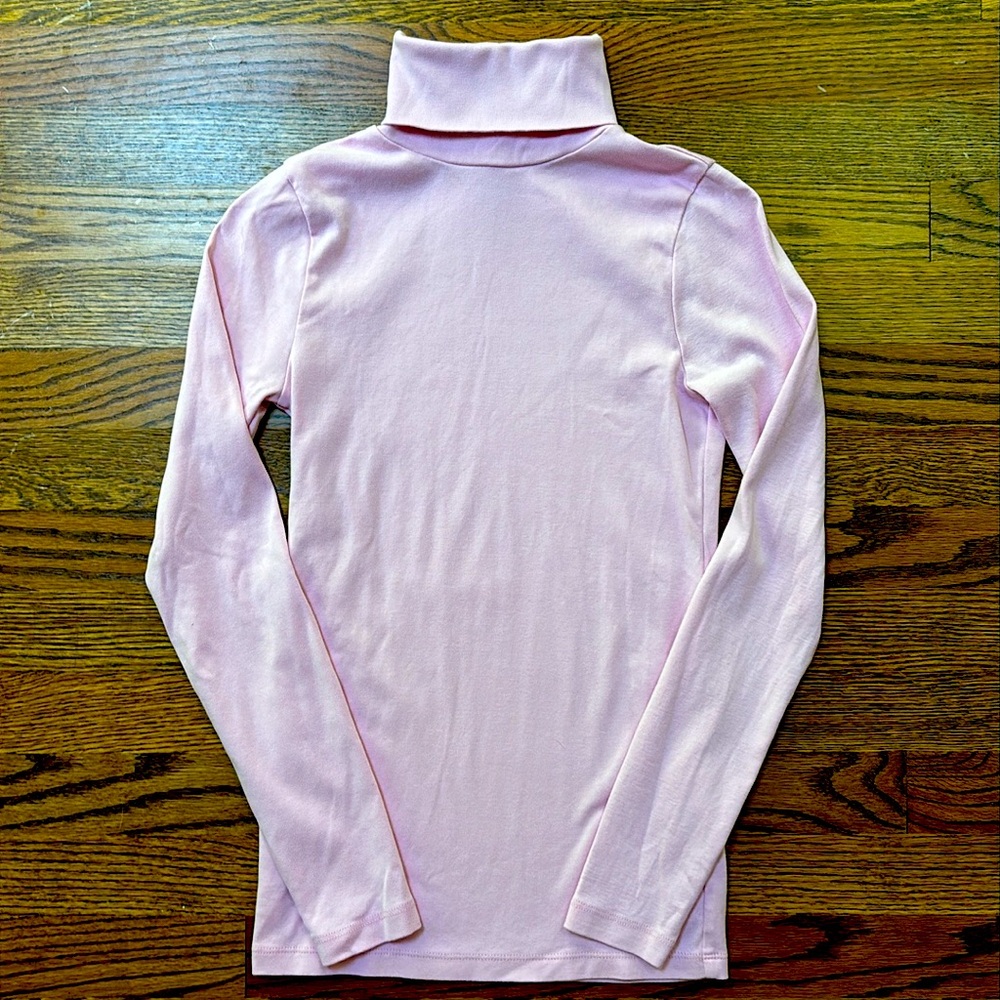 J. Crew Pink Perfect Fit Turtleneck